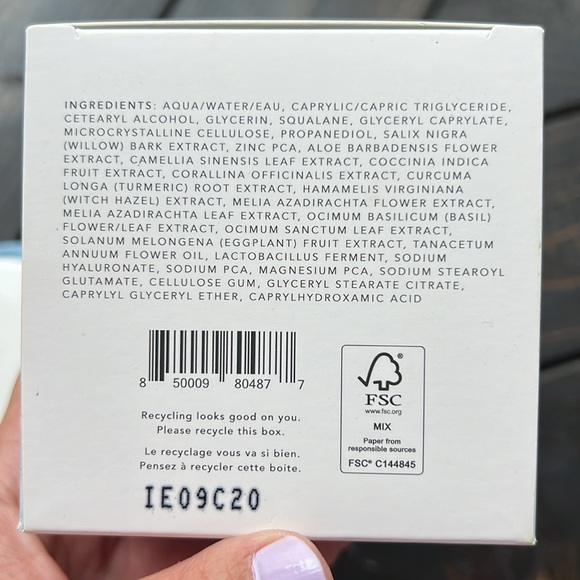 NIB Herbivore Aquarius Pore Purifying Clarity Cream - Picture 3 of 4